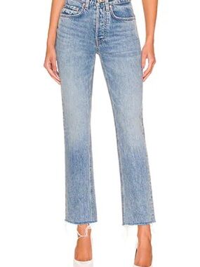 GRLFRND Karolina High-Rise Straight Jeans